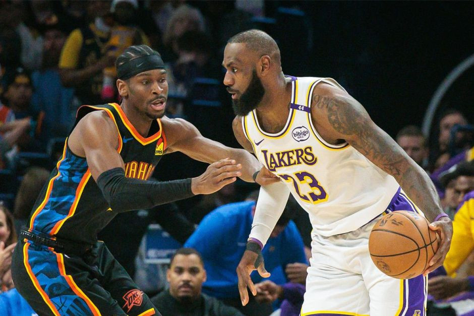 NBA高清直播在线直播：半决赛湖人vs雷霆G1（5月6日）东契奇因腿筋伤势缺席 附首发名单预测